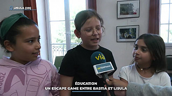 TV Locale Corse - Éducation : un escape game entre Bastia et Lisula