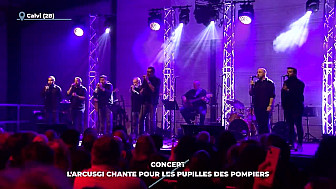 TV Locale Corse - Concert : L'Arcusgi chante pour les pupilles des pompiers