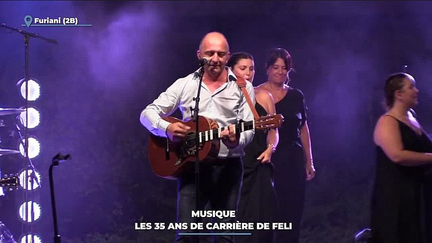 TV Locale Corse - Musique - les 35 ans de carrière de Feli