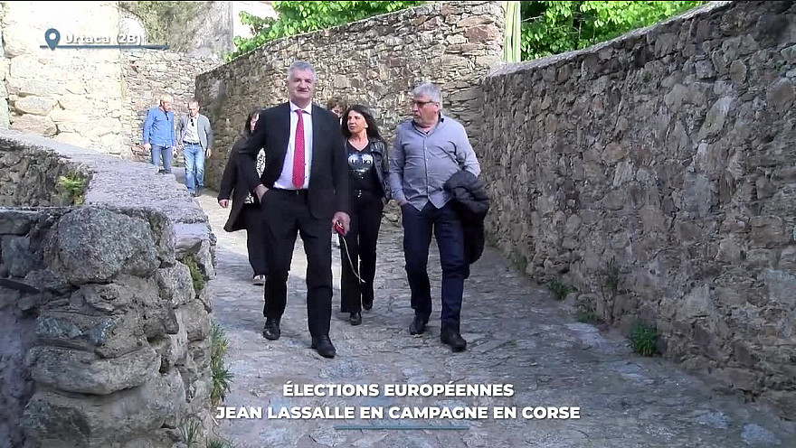 TV Locale Corse - Élections européennes : Jean Lassalle en campagne en Corse